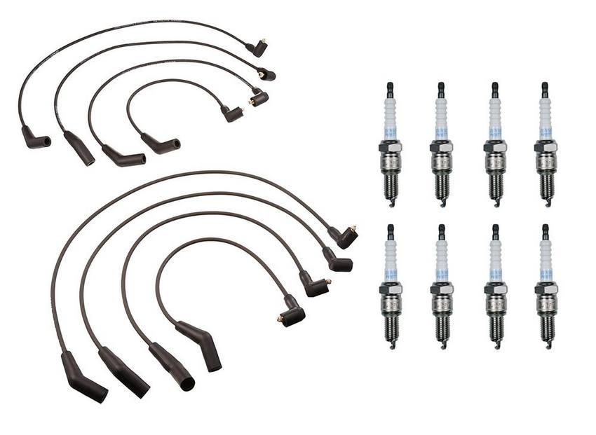 Audi Land Rover Ignition Wire Kit (8 Pieces) 101000039AB - Denso